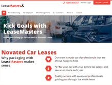 Tablet Screenshot of leasemasters.com.au